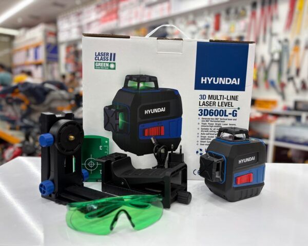 تراز لیزری هیوندا 3D600LGنور سبز