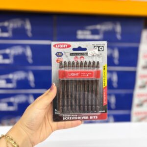 یک عدد سری پیچ گوشتی دوطرف چهارسو لایت کد22110TB