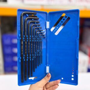 ست الن 9پارچه مشکی بلند AZD_T10_T50 (جعبه ابی)