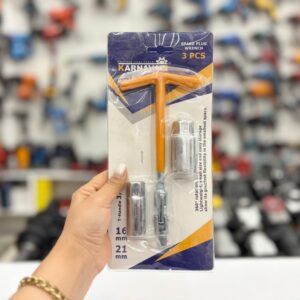 ست اچار شمع کوتاه روکشدار بکس خور 3/8 کارناوال