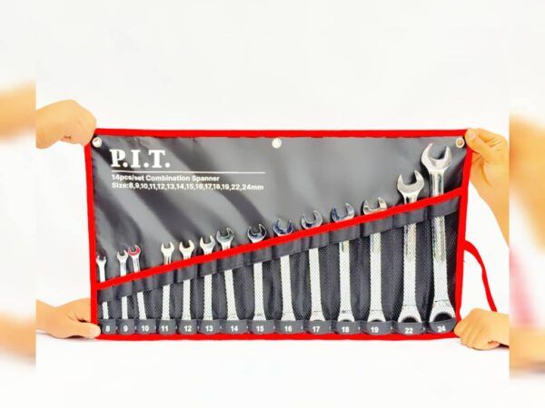 ست 14 عددی اچار تخت یکسر رینگی جغجغه ای پی ای تی – PIT – HSET01-04-14A